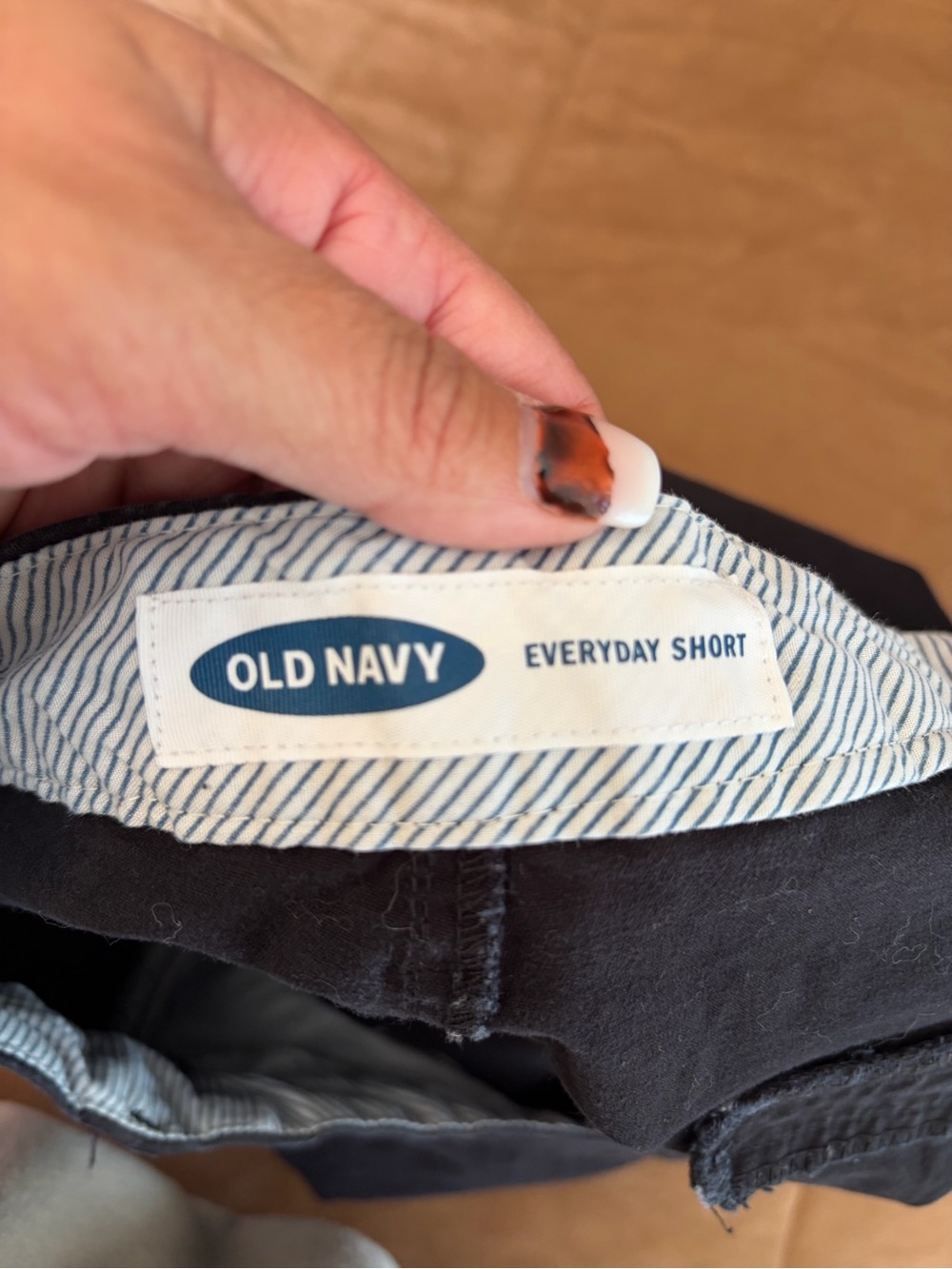 Old Navy Black Everyday Shorts with White Label